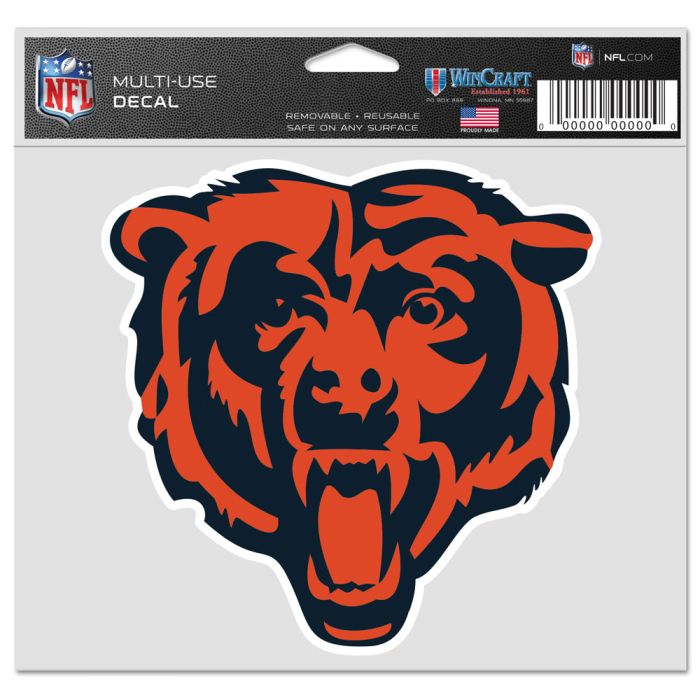 Chicago Bears 5X6" Fan Decal Decal By Wincraft - Pro Jersey Sports