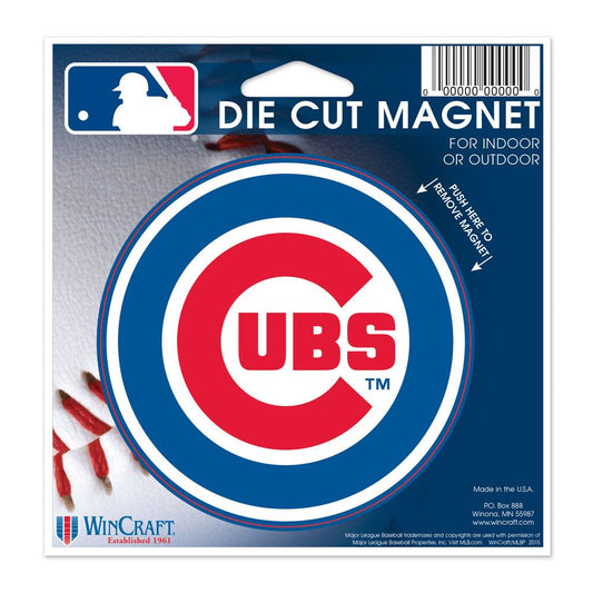 Chicago Cubs WinCraft 4.5X6 Die Cut Magnet