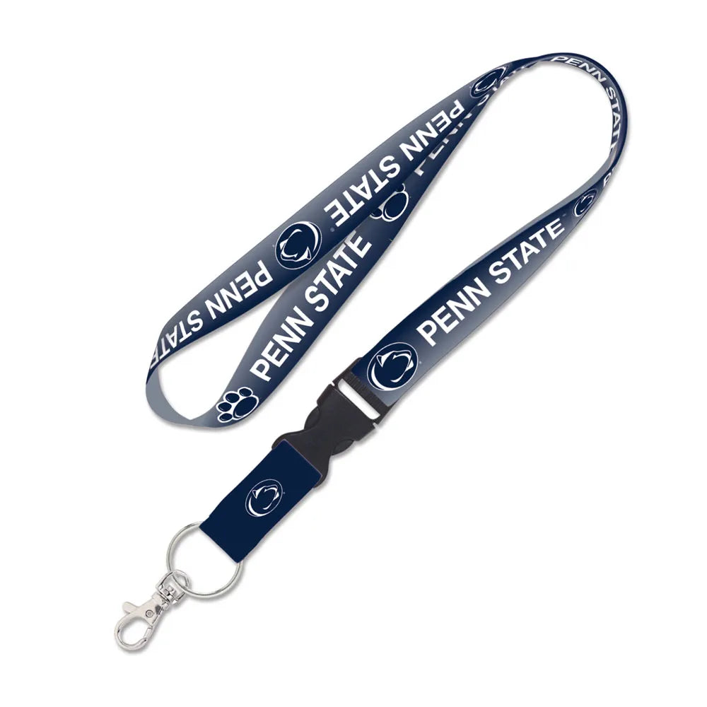 Penn State Nittany Lions 1" Double Sided Lanyard With Detachable Buckle By Wincraft - Pro Jersey Sports