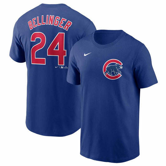Youth Chicago Cubs Cody Bellinger Nike FUSE Royal Blue Name & Number T-Shirt - Pro Jersey Sports