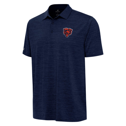 Men's Chicago Bears Antigua Navy Primary Logo Layout Polo