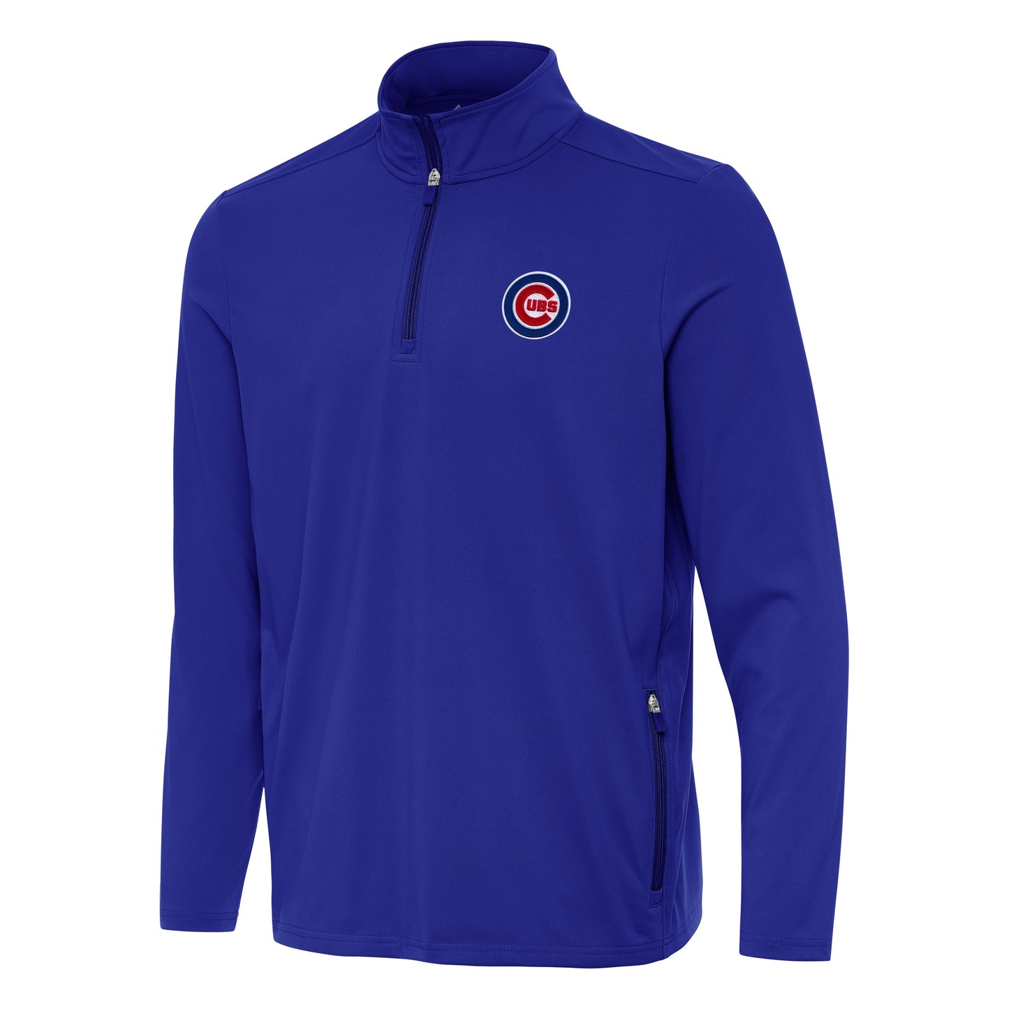 Men's Chicago Cubs Antigua Royal Perilous 1/4 Zip Pullover Top - Pro Jersey Sports