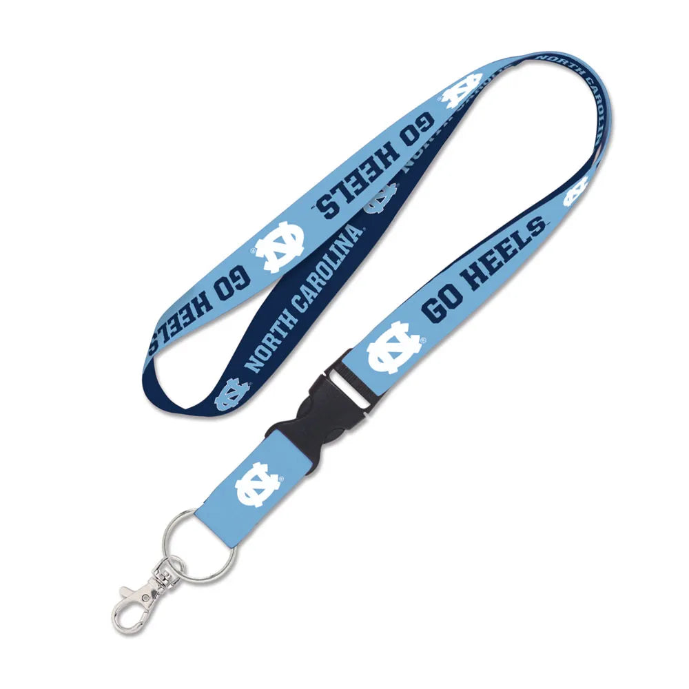 North Carolina Tar Heels Double Sided Lanyard With Detachable Buckle - Pro Jersey Sports