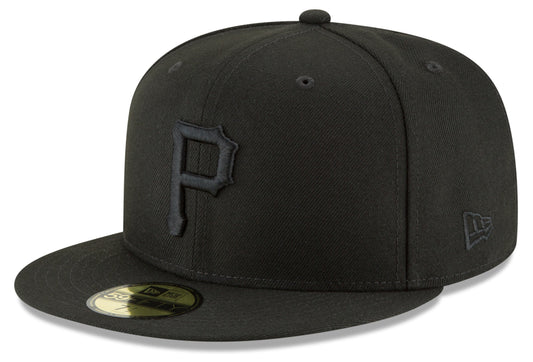 Men's Pittsburgh Pirates New Era Black Tonal 59FIFTY Fitted Hat - Pro Jersey Sports