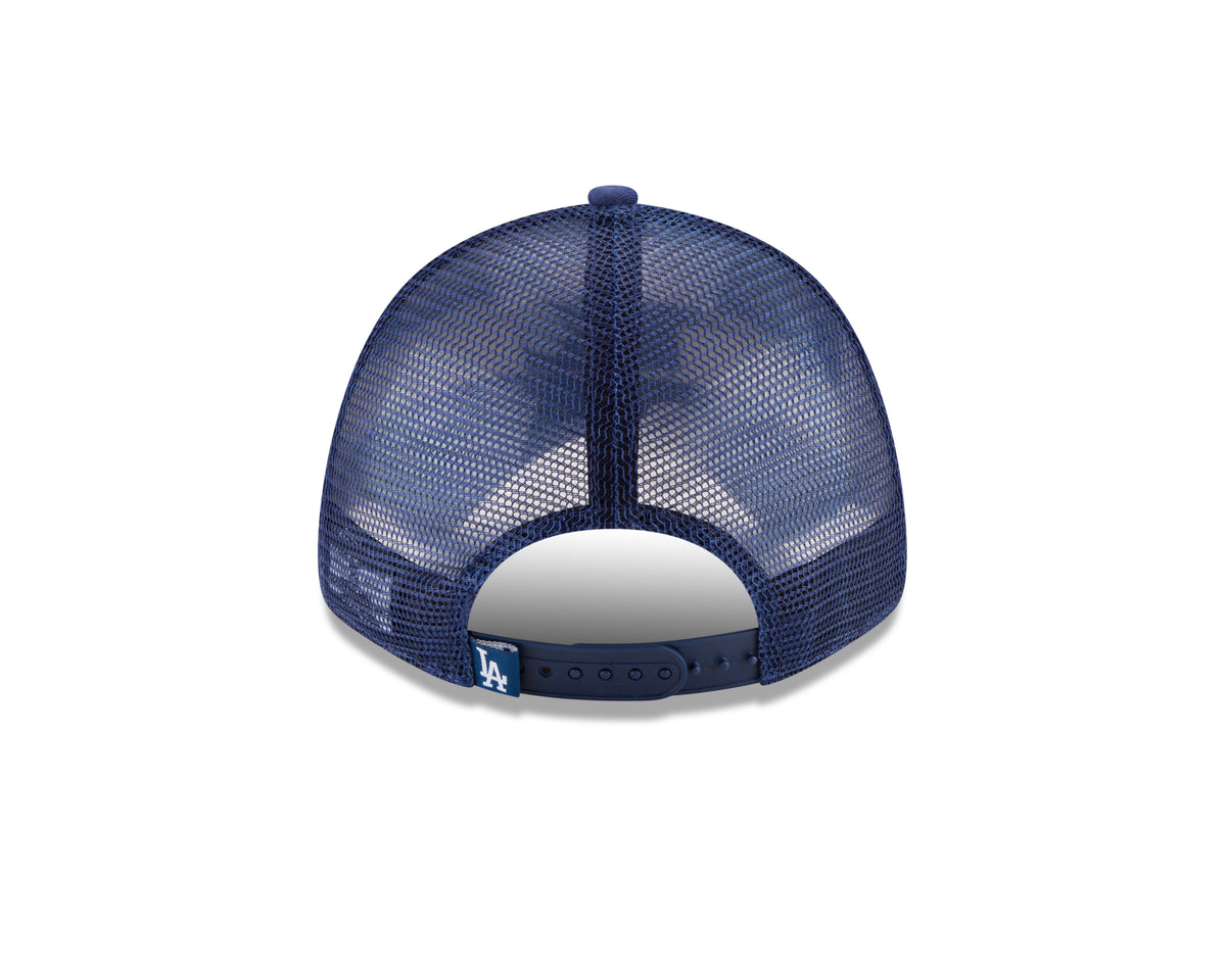 Los Angeles Dodgers New Era Royal Blue 9FORTY Trucker Adjustable Hat - Pro Jersey Sports