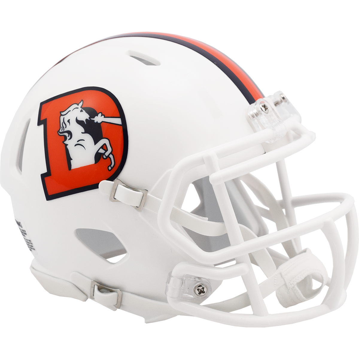 Denver Broncos Snowcapped Alternate Speed Mini Helmet - Pro Jersey Sports