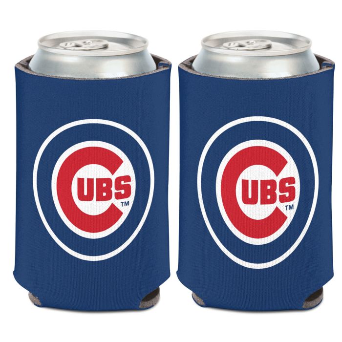 Chicago Cubs 2 Sided Primary Logo 12 oz. Can Cooler By Wincraft - Pro Jersey Sports