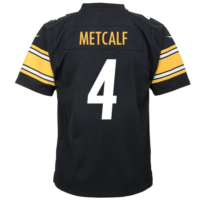 Youth DK Metcalf Pittsburgh Steelers Nike Black Game Replica Jersey - Pro Jersey Sports