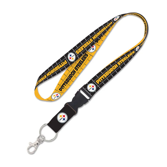 Pittsburgh Steelers 1" Lanyard Kickoff Collection with Detachable Buckle By Wincraft