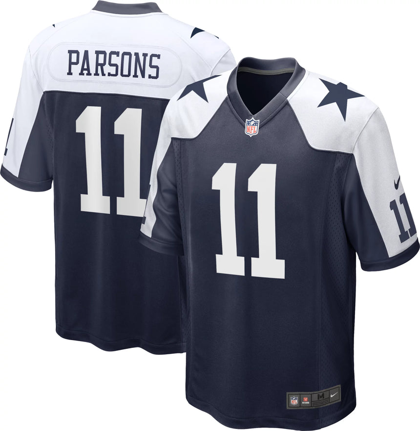 Men's Nike Micah Parsons Navy Alternate Dallas Cowboys Game Jersey - Pro Jersey Sports