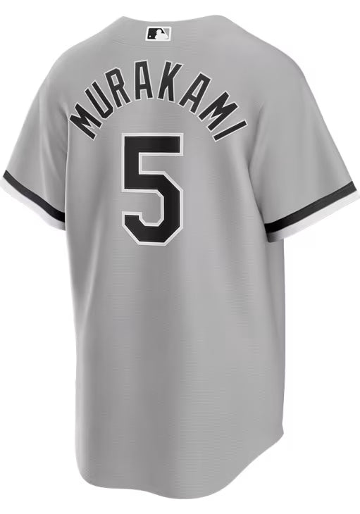 Men's Chicago White Sox Munetaka Murakami Nike Road Gray Replica Jersey