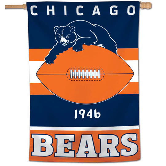 Chicago Bears 1946 Vertical 28X40 Flag By Wincraft - Pro Jersey Sports