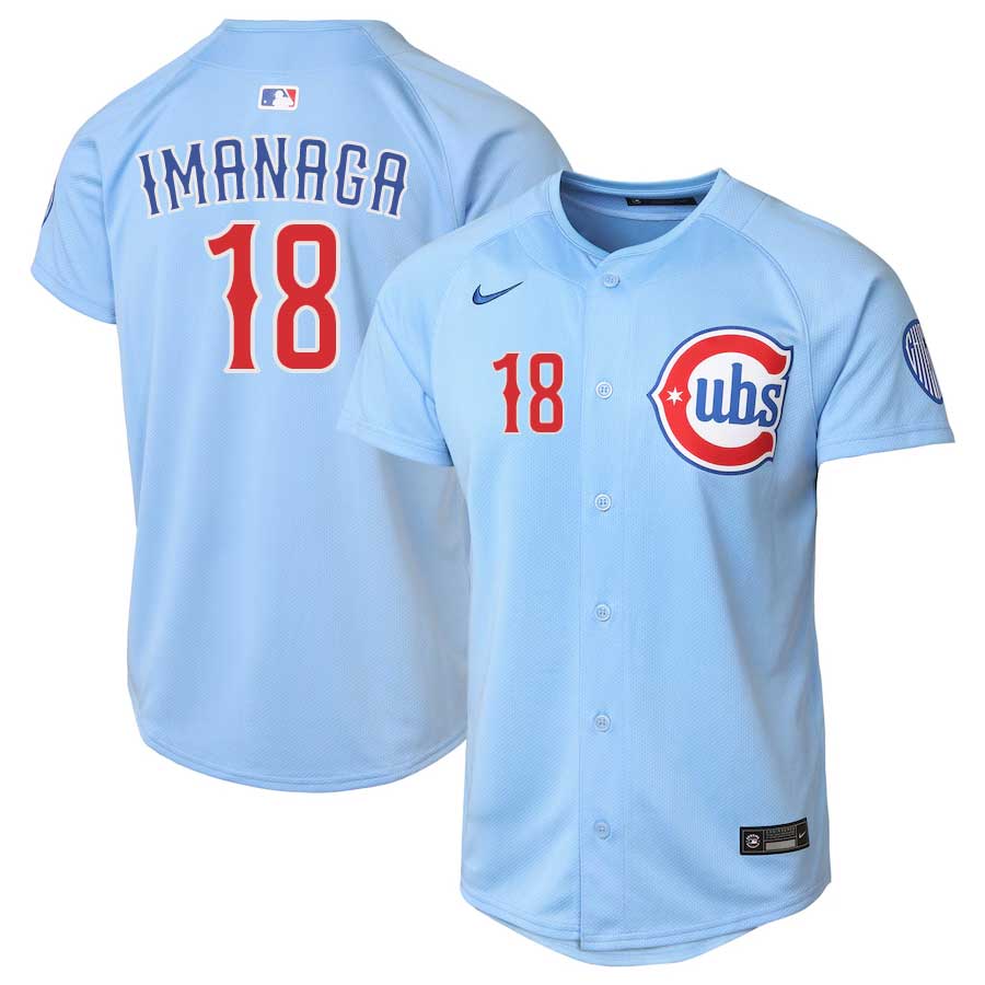 Youth Shota Imanaga Chicago Cubs Baby Blue Blues Alternate 2 Nike Limited Replica Jersey - Pro Jersey Sports