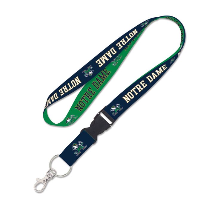 Notre Dame Fighting Irish Double Sided Lanyard With Detachable Buckle - Pro Jersey Sports