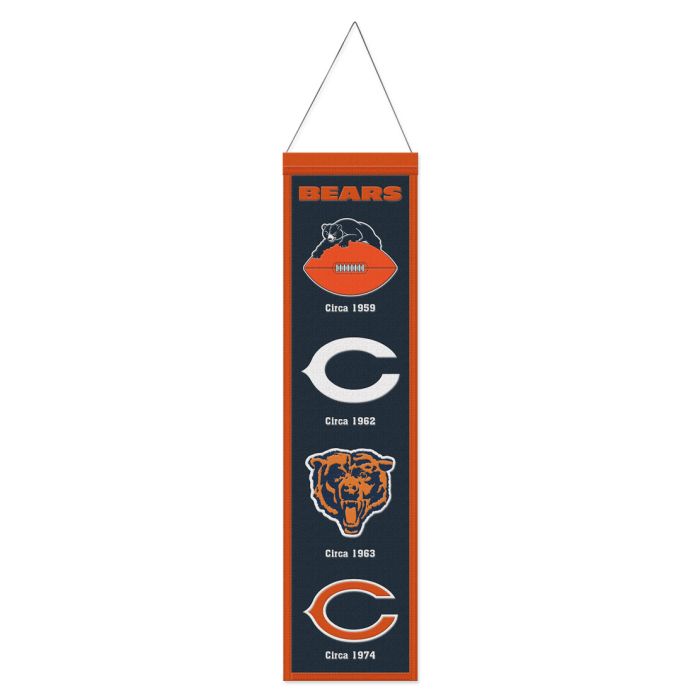Chicago Bears 8X32 Wool Banner - Pro Jersey Sports