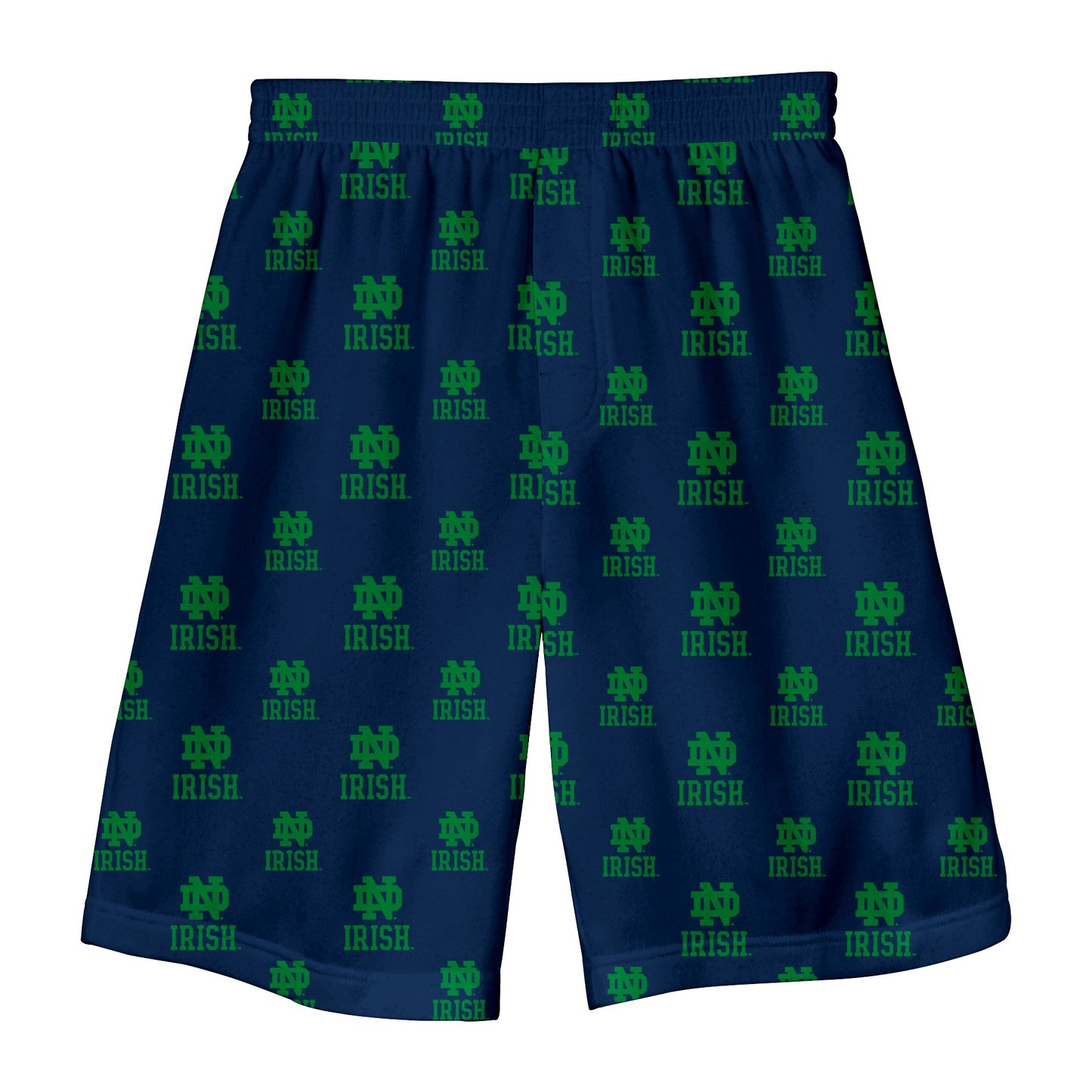 Youth Notre Dame Fighting Irish Navy All Over Print Lounge Shorts - Pro Jersey Sports