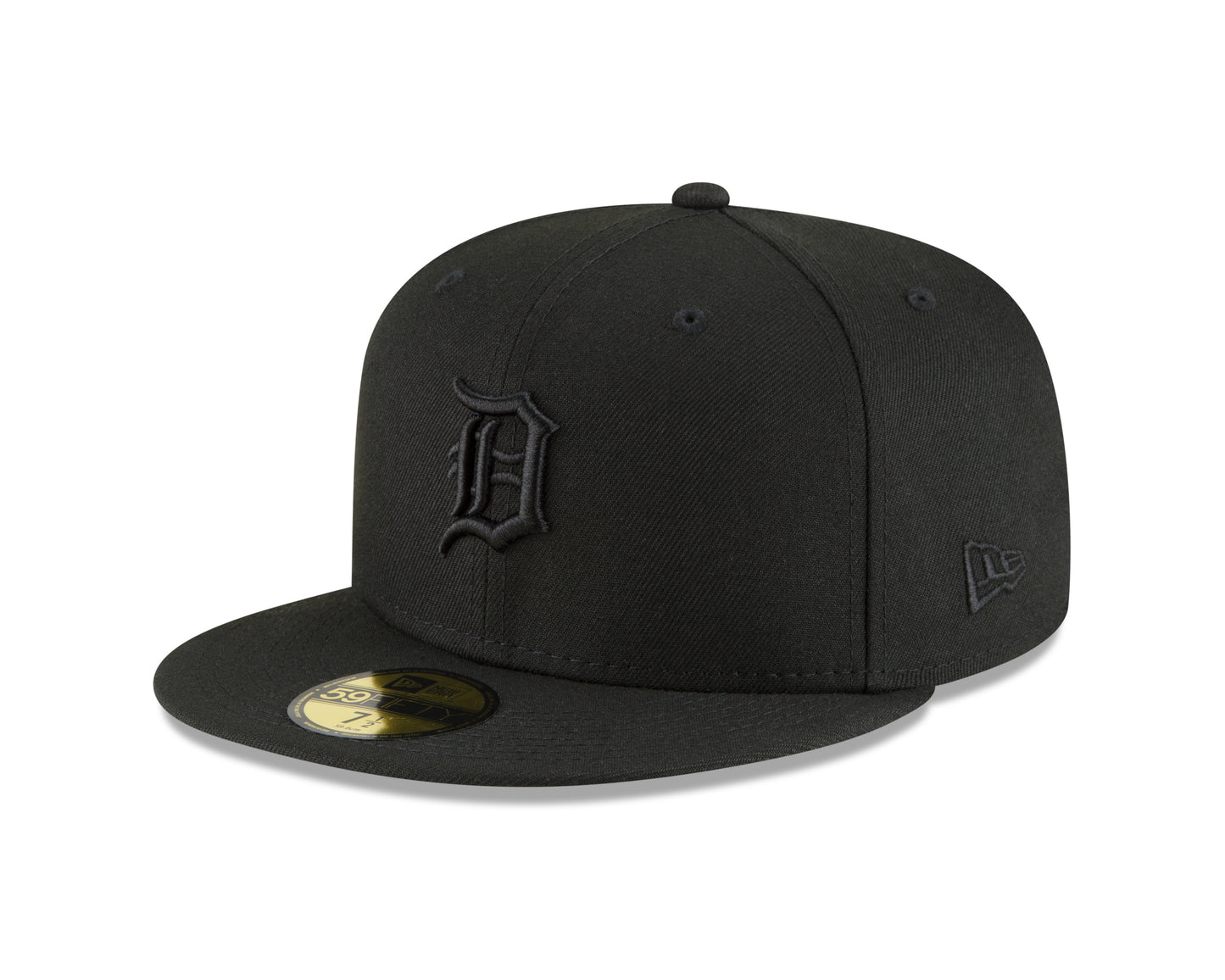 Men's Detroit Tigers New Era Tonal Black On Black 59FIFTY Fitted Hat - Pro Jersey Sports