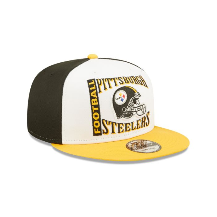 Pittsburgh Steelers Retro Sport 3 Tone New Era 9FIFTY Snapback Hat - Pro Jersey Sports