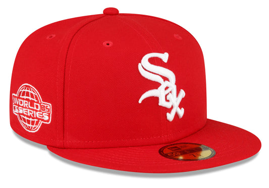 Chicago White Sox Classic Scarlet 2005 World Series New Era 59FIFTY Fitted Hat - Pro Jersey Sports