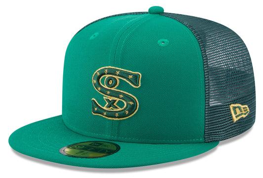 Chicago White Sox New Era St. Patrick's Day Kelly Green Trucker 59FIFTY Fitted Hat - Pro Jersey Sports