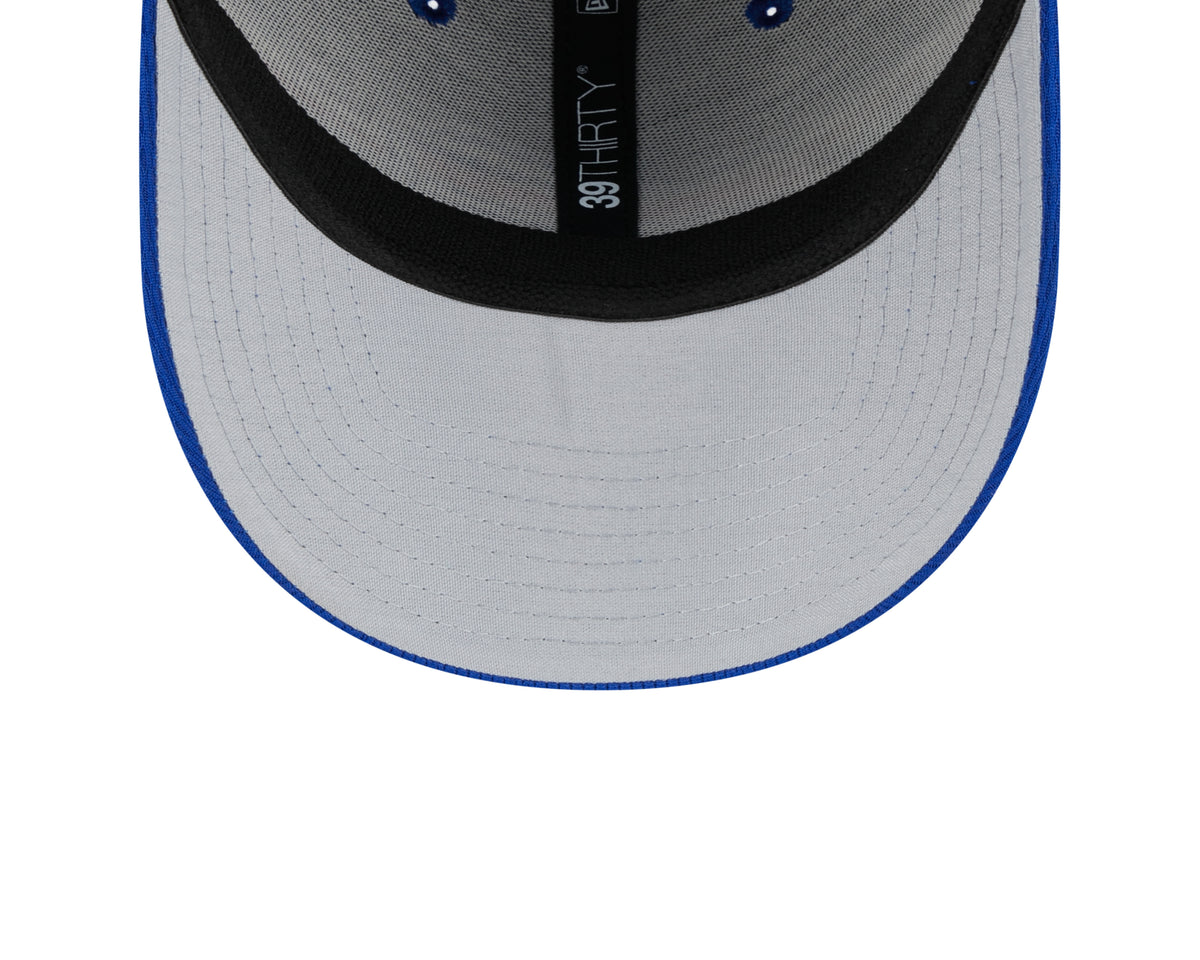 Men's Buffalo Bills New Era NFL 2023 Training Camp Royal Blue Primary Logo 39THIRTY Flex Fit Hat - Pro Jersey Sports