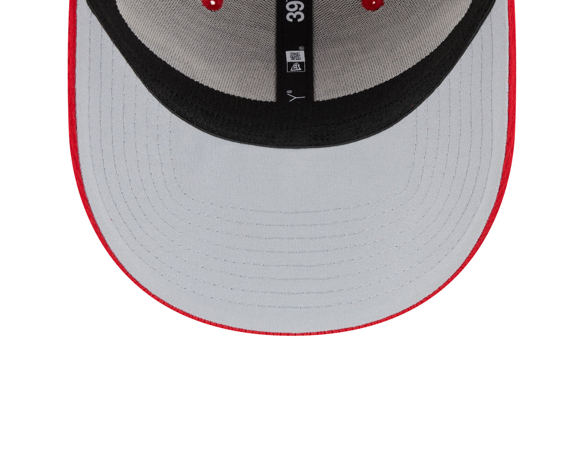 Men's Kansas City Chiefs New Era NFL 2023 Training Camp Red Primary Logo 39THIRTY Flex Fit Hat - Pro Jersey Sports