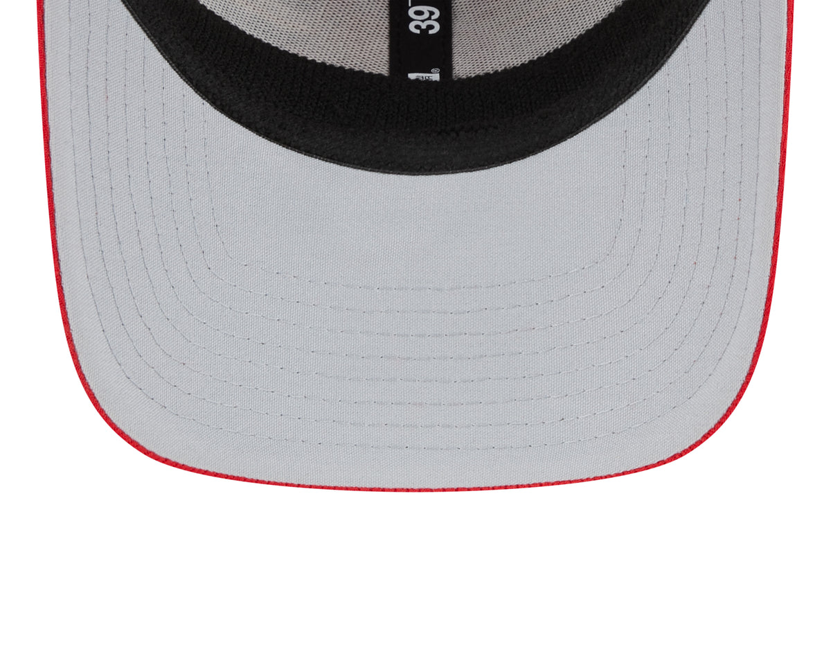 Men's Tampa Bay Buccaneers New Era NFL 2023 Training Camp Red Throwback Logo 39THIRTY Flex Fit Hat - Pro Jersey Sports