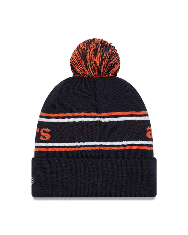 Auburn Tigers Navy New Era Marquee Cuffed Knit Hat with Pom - Pro Jersey Sports
