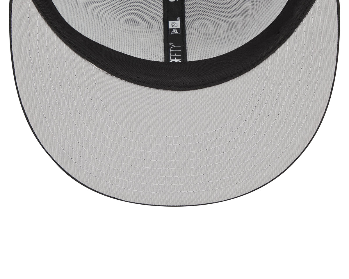 Chicago Bears New Era Primary Black and White Trucker 9FIFTY Snapback Hat - Pro Jersey Sports