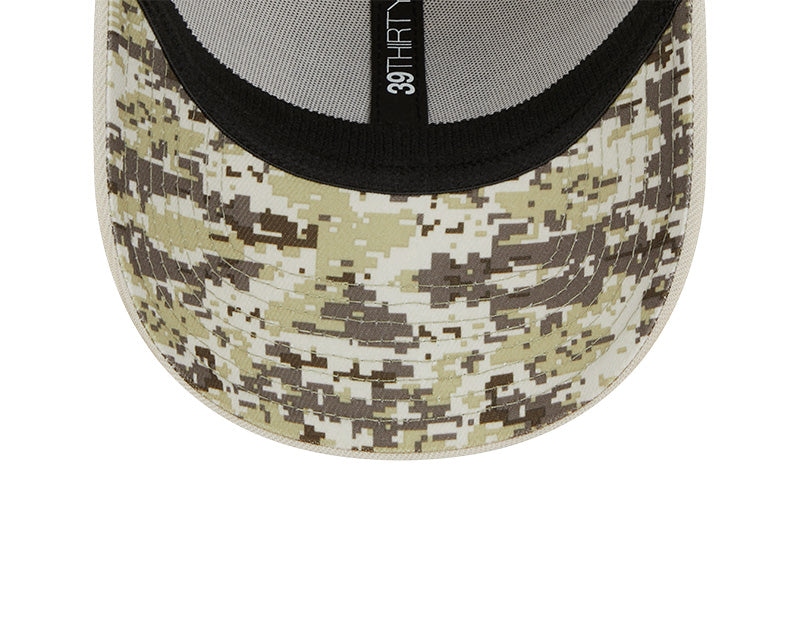 Men's Chicago Bears New Era Stone 2023 Salute to Service Primary Logo 39THIRTY Flex Hat - Pro Jersey Sports