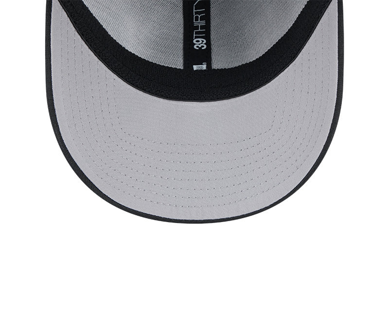 Men's Chicago White Sox New Era Black & White 2024 Clubhouse 39THIRTY Flex Fit Hat - Pro Jersey Sports