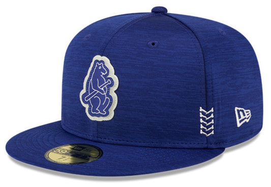 Men's Chicago Cubs New Era Blue 2024 Clubhouse 1914 59FIFTY Fitted Hat - Pro Jersey Sports