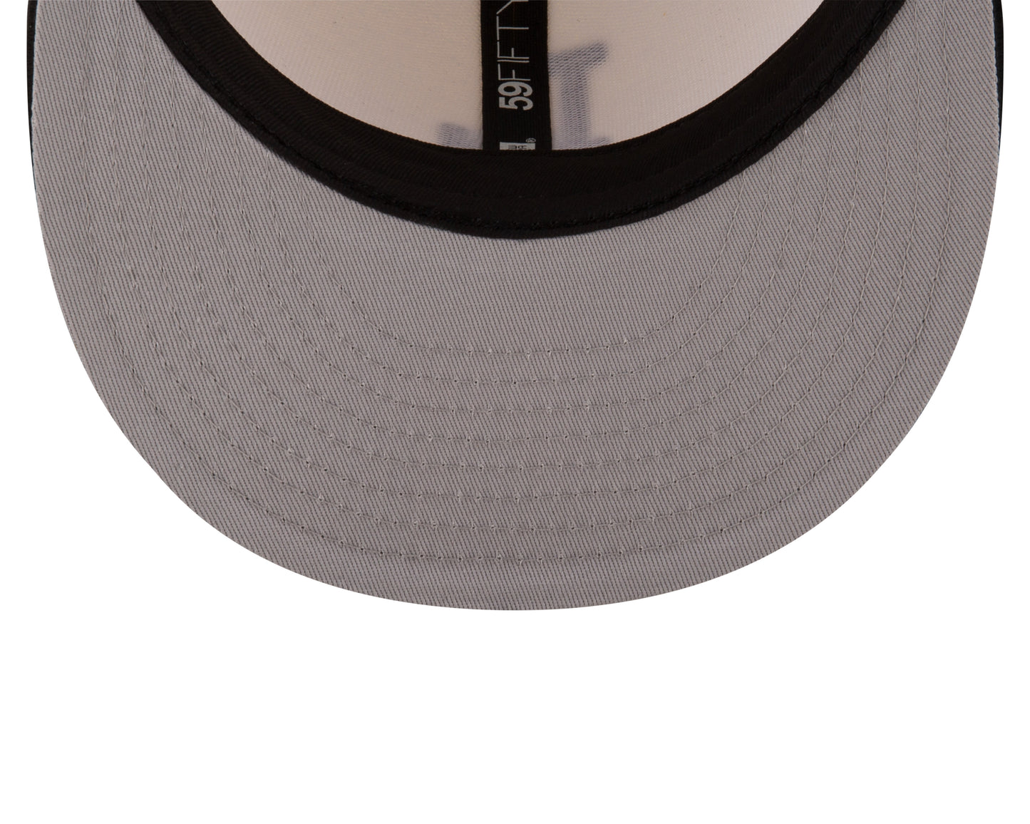 Los Angeles Dodgers Cream/Black Leather Visor New Era 59FIFTY Fitted Hat - Pro Jersey Sports