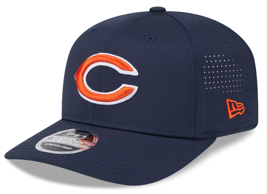 Chicago Bears New Era 9SEVENTY Navy Secondary Logo Performance Adjustable Cap - Pro Jersey Sports