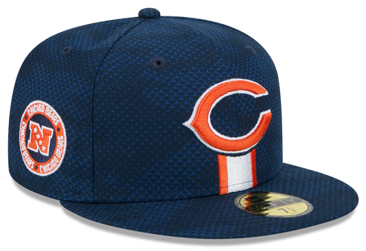 Chicago Bears New Era 2024 Sideline C Navy 59FIFTY Fitted Hat - Pro Jersey Sports