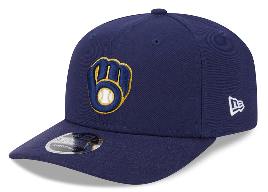 Milwaukee Brewers New Era Home Navy 9SEVENTY Adjustable Hat - Pro Jersey Sports
