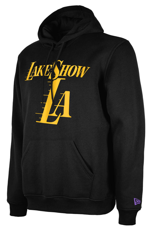 Men's Los Angeles Lakers New Era Black City Edition Pullover Hoodie - Pro Jersey Sports