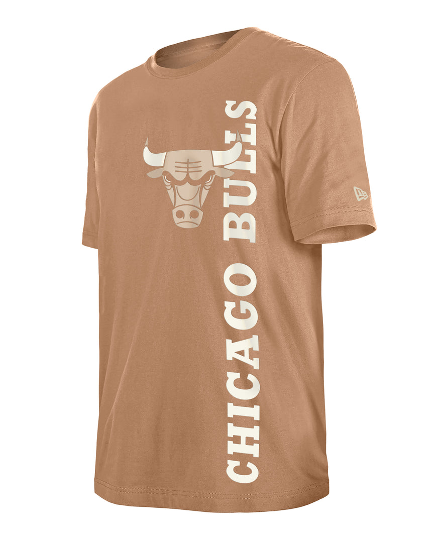 Men's Chicago Bulls New Era NBA City Edition Wheat Tee - Pro Jersey Sports