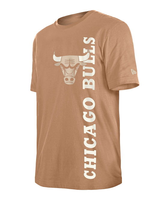 Men's Chicago Bulls New Era NBA City Edition Wheat Tee - Pro Jersey Sports