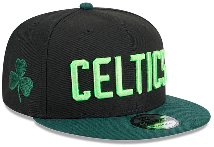 Boston Celtics New Era 2024 City Edition Black/Green 9FIFTY Adjustable Hat - Pro Jersey Sports