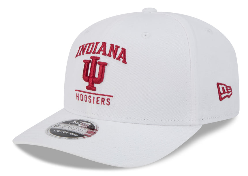 Indiana Hoosiers New Era Team White 9SEVENTY Adjustable Hat - Pro Jersey Sports