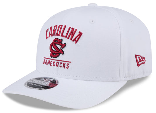 South Carolina Gamecocks New Era Team White 9SEVENTY Adjustable Hat - Pro Jersey Sports