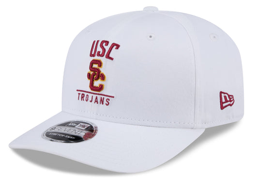 USC Trojans New Era Team White 9SEVENTY Adjustable Hat - Pro Jersey Sports