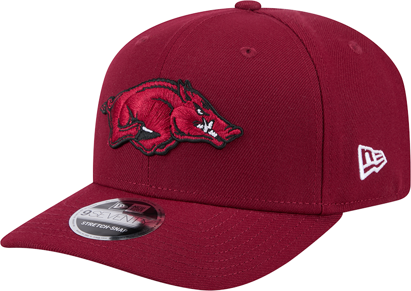 Arkansas Razorbacks New Era Team Crimson 9SEVENTY Adjustable Hat - Pro Jersey Sports