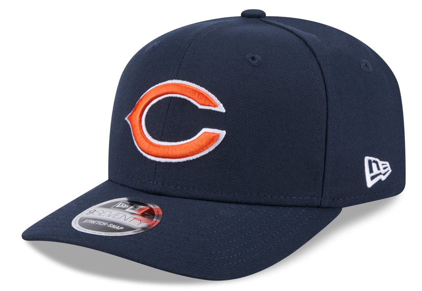 Chicago Bears New Era 9SEVENTY Navy Secondary Logo Adjustable Cap - Pro Jersey Sports