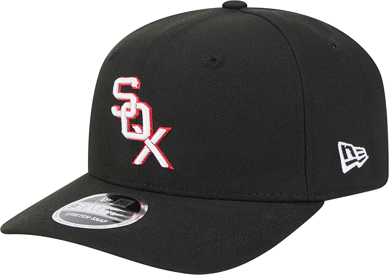 Chicago White Sox Cooperstown 59 New Era Black 9SEVENTY Adjustable Hat - Pro Jersey Sports