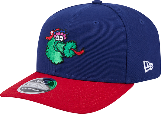 Philadelphia Phillies Blue/Red Phanatic New Era 9SEVENTY Stretch Snap Adjustable Hat - Pro Jersey Sports