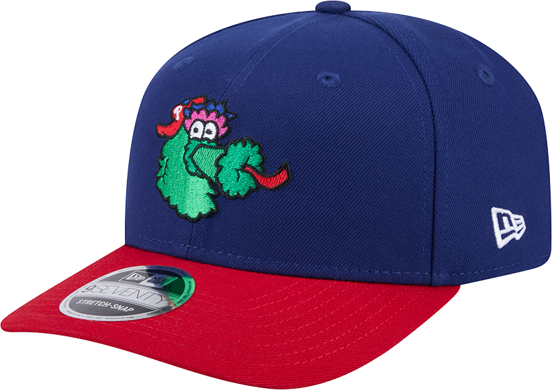 Philadelphia Phillies Blue/Red Phanatic New Era 9SEVENTY Stretch Snap Adjustable Hat - Pro Jersey Sports