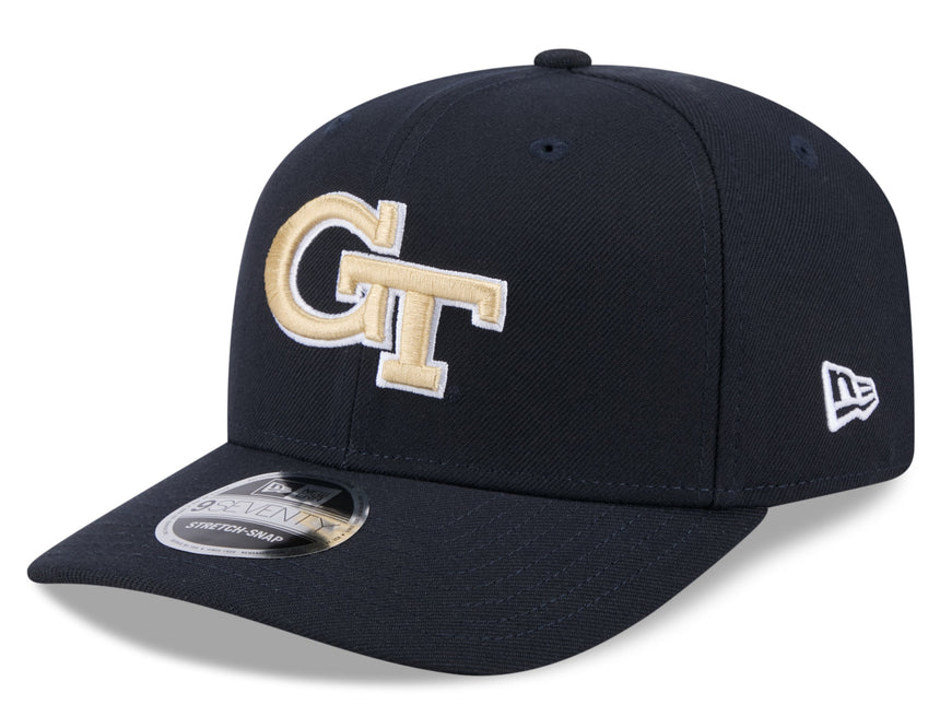 Georgia Tech Yellow Jackets New Era Navy 9SEVENTY Adjustable Hat - Pro Jersey Sports