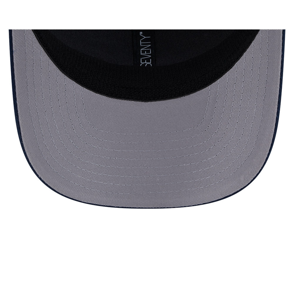 Men's New Era New England Patriots Navy/White Trucker 9SEVENTY Stretch-Snap Hat